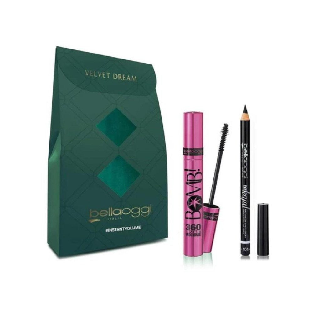 Bellaoggi Coffret Instant Volume Mascara Bomb H24 + Eye Kajal