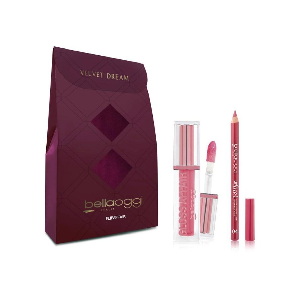 Bellaoggi Gloss Affair Col. 04 + Matita Labbra Lip Liner Col. 04