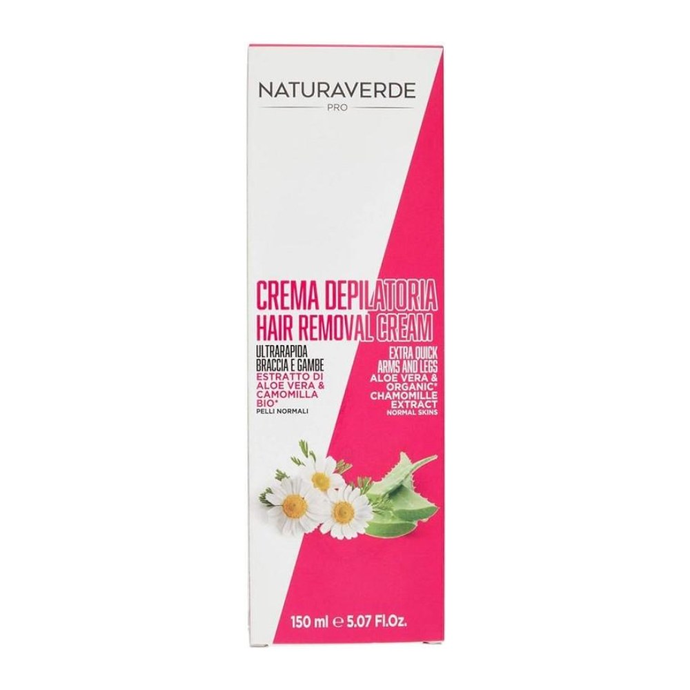Naturaverde Crema Depilatoria Braccia e Gambe 150 ml