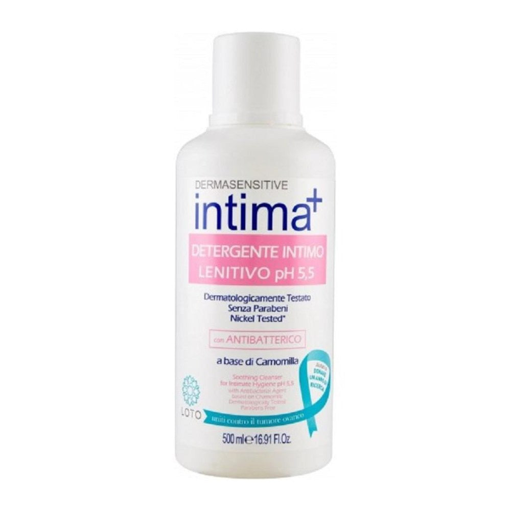 Intima+ Detergente Intimo Lenitivo pH 5,5 Base Camomilla 500 ml