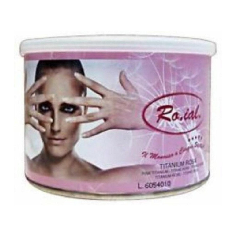 Ro.ial. Professional Cera Depilatoria Barattolo Titanium Rosa 400 ml