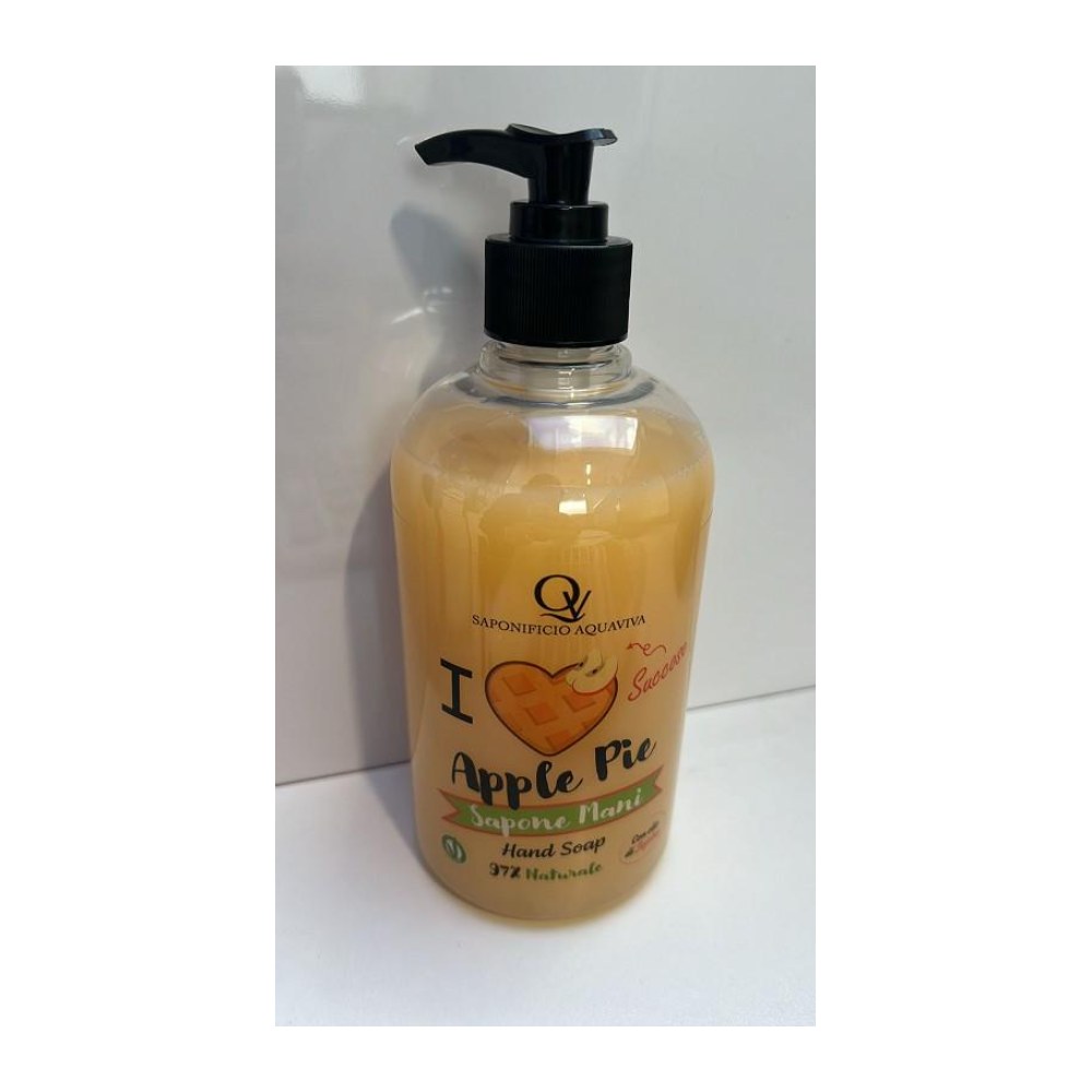 Saponificio Aquaviva Sapone Liquido Mani alla Torta di Mele 500 ml