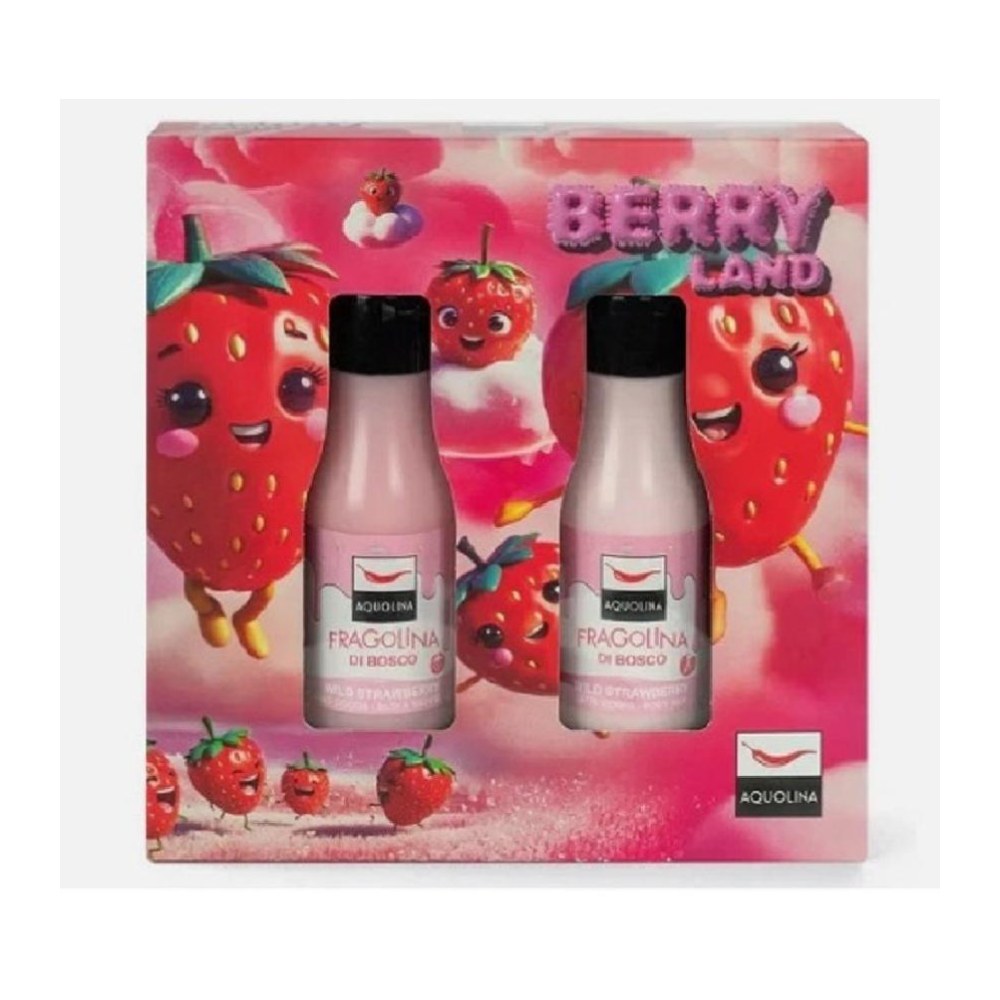 Aquolina Berry Land Coffret Shower Gel 125Ml + Body Lotion 125Ml Fragolina Di Bosco