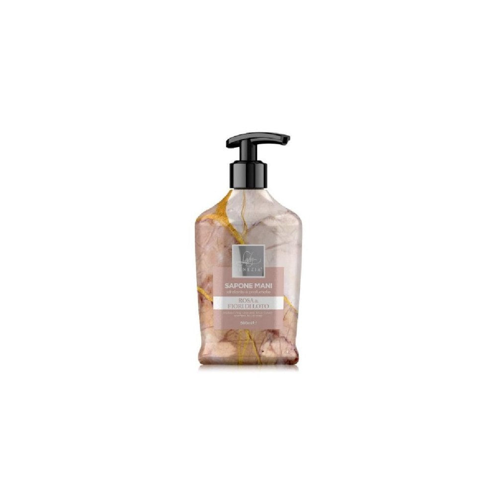 Lady Venezia Sapone Mani Marmi Rosa e Fiori di Loto 500 ml