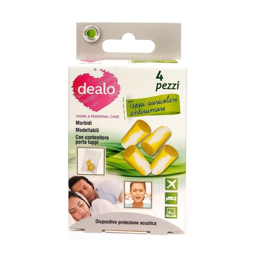 Dealo Tappi Auricolari Morbidi 4 Pz