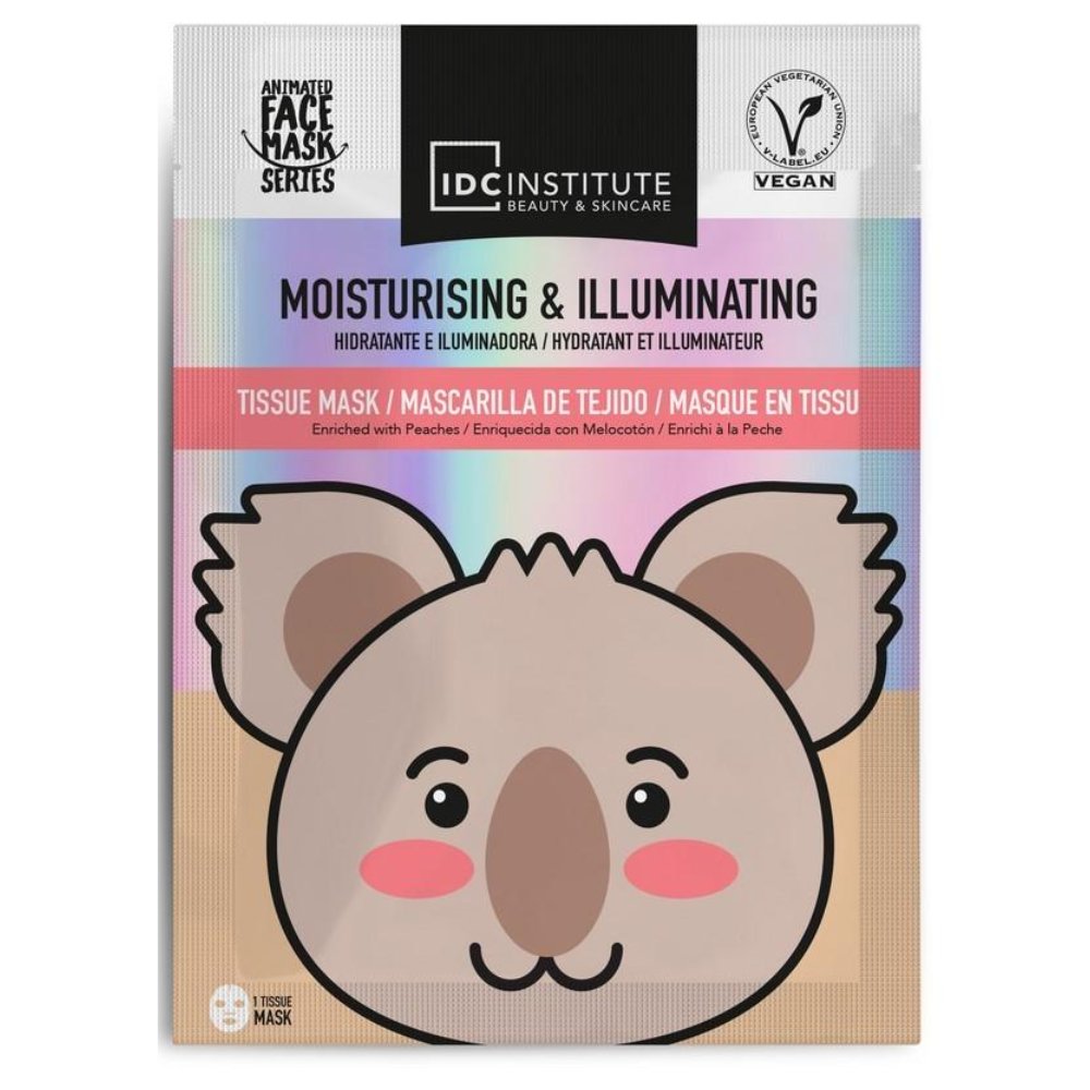 IDC Institute Maschera Viso in Tessuto Illuminante Idratante Koala