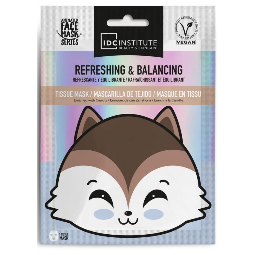 IDC Institute Maschera in Tessuto Rinfrescante Riequilibrante Volpe