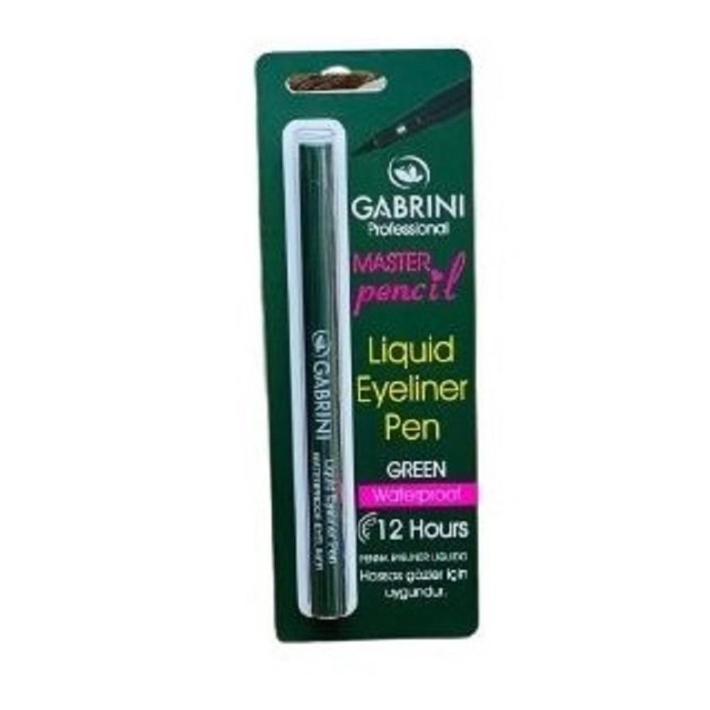 Gabrini Master Pencil Liquid Eyeliner Pen Wp Green