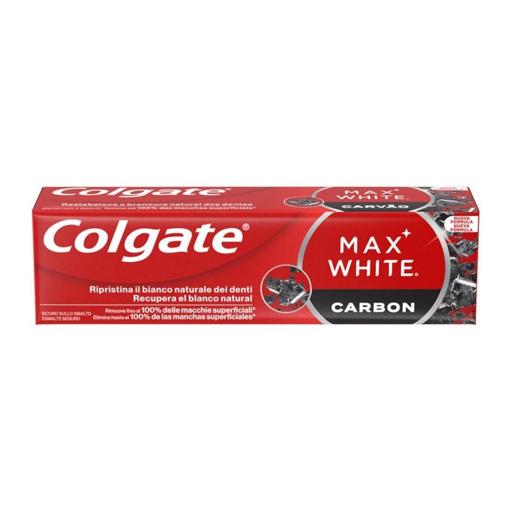 Colgate Dentifricio Max White Carbon 75 ml