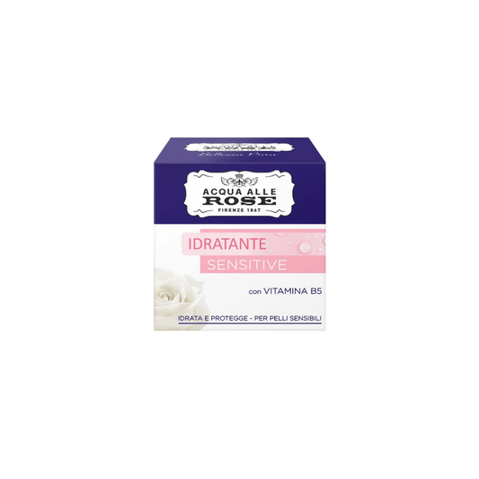 Acqua alle Rose – Crema Viso Idratante Lenitiva con Vitamina B5 50 ml