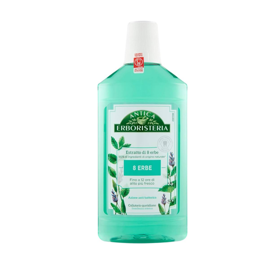 Antica Erboristeria 8 Erbe Collutorio Quotidiano 500 ml – Freschezza Naturale