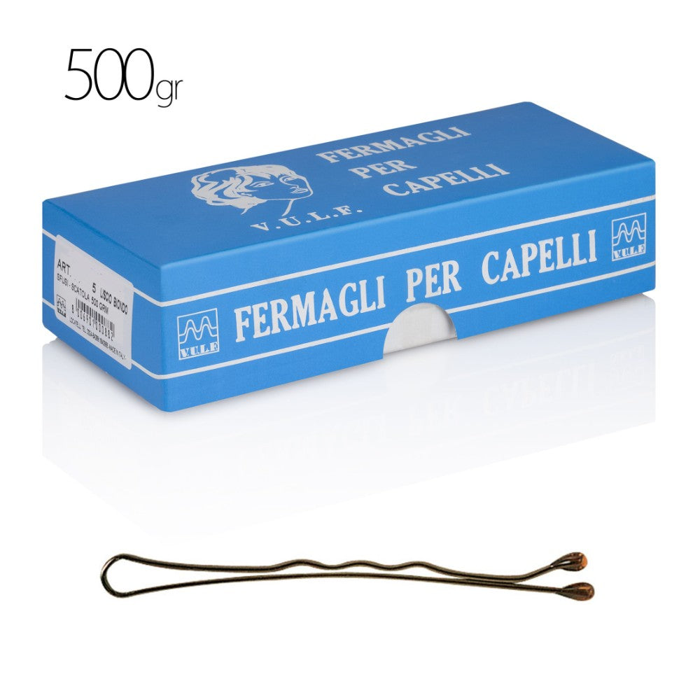 Ipam Mollette Ondulate Bionde 5cm Fermacapelli 24 Pezzi