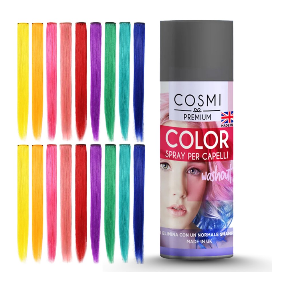 Cosmi Spray Colorato Capelli Giallo Temporaneo 100 ml